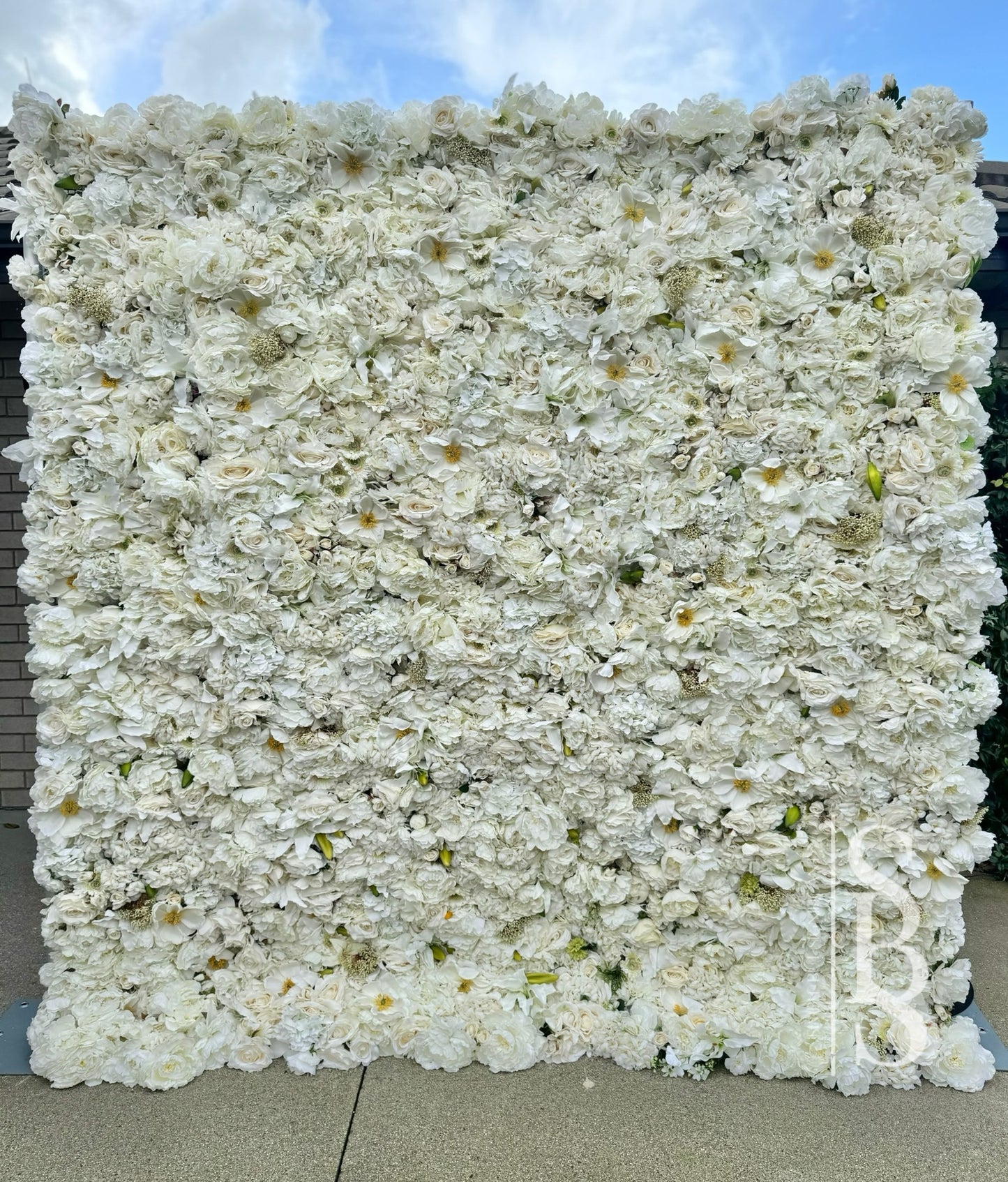 Eliora Flower Wall Cream White | Hire