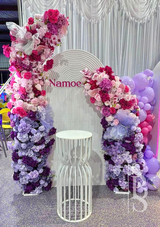 Ripple Arch with Flower Arrangements