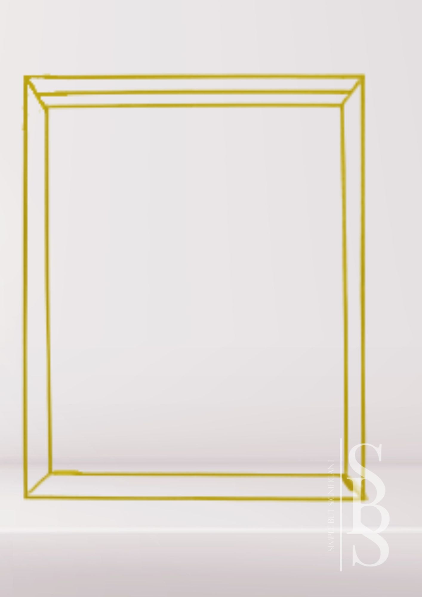Square Gold Arch