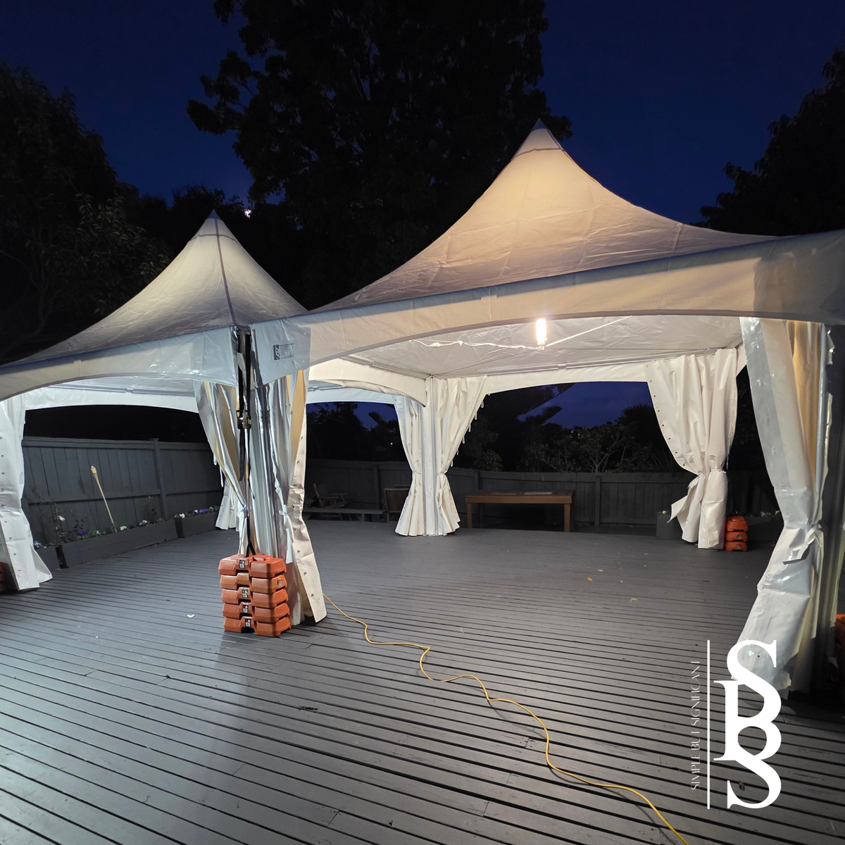 4x8 Springtop Marquee | Hire