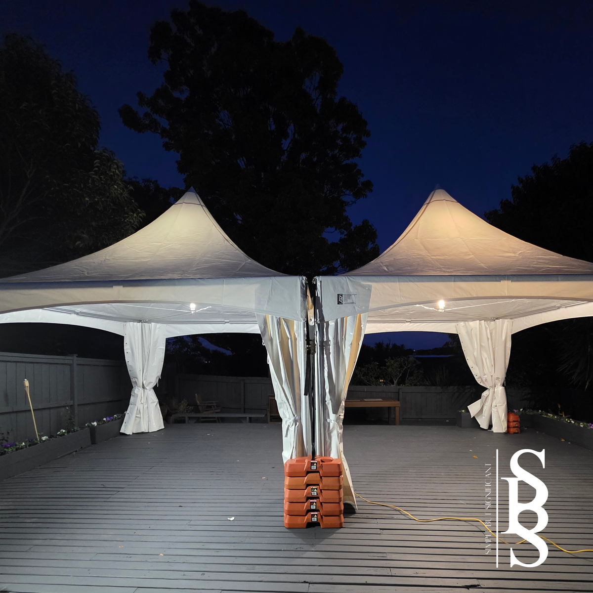 4x8 Springtop Marquee | Hire